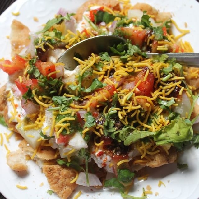 Aloo Papdi Chaat.