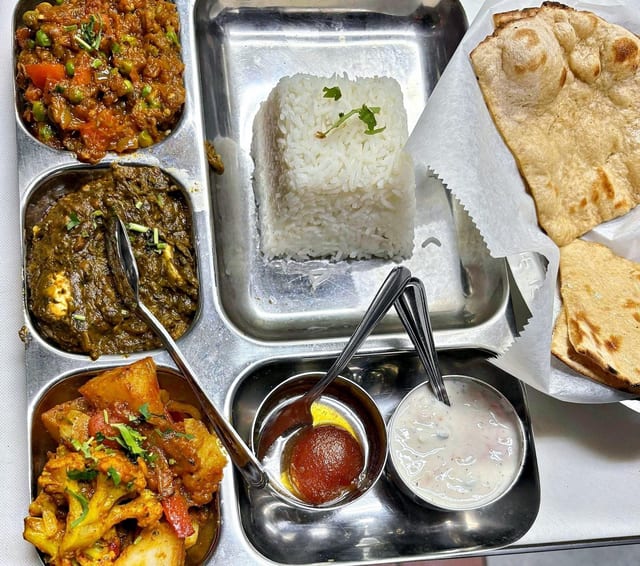 Vegetarian Thali.