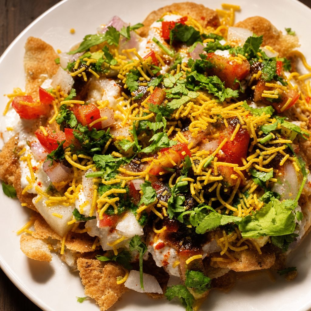 Aloo Papdi Chaat.