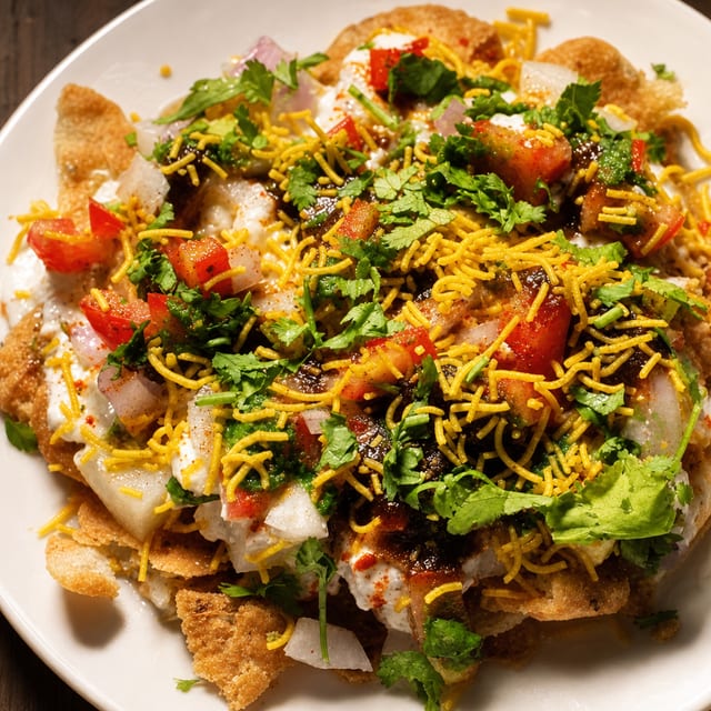 Aloo Papdi Chaat.